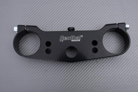Horquilla superior aluminio tallado en masa Negro RENTHAL KAWASAKI KX 125 / 250 2002 REF : CT007