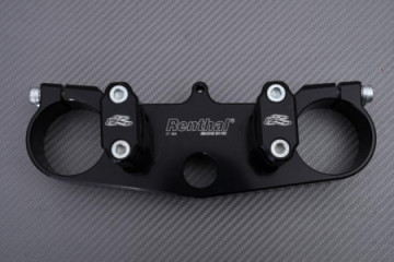 Horquilla superior aluminio tallado en masa con torretas Negro RENTHAL SUZUKI RM 125 / 250 2001 - 2003 REF : CA020