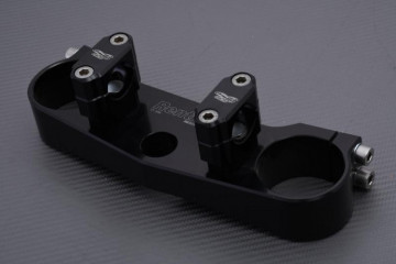 Té supérieur aluminium taillé masse avec pontets Noir RENTHAL RENTHAL YAMAHA WRF / YZ / F 2000 - 2003 REF : CA030