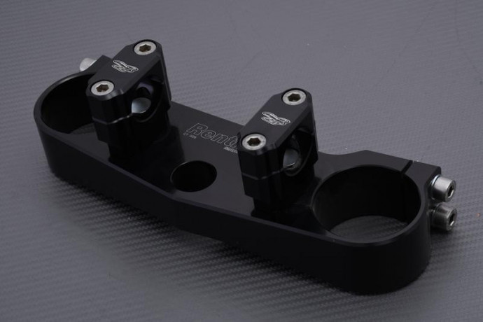 Té supérieur aluminium taillé masse avec pontets Noir RENTHAL RENTHAL YAMAHA WRF / YZ / F 2000 - 2003 REF : CA030