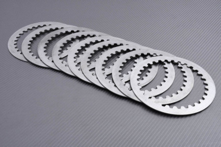 Kit disques Lisses Embrayage TOURMAX HONDA FX / FMX / XR / CR 250 / 500 / 600 / 650 1983 - 2009 REF: CPL-0011