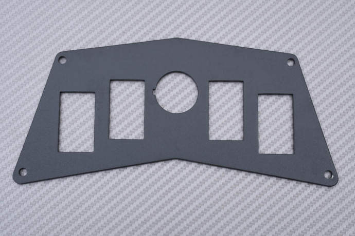 Cockpit instrument plate / Dash Panel POLARIS RZR 570 / 800 / 900 2008 - 2017
