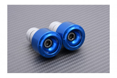 Paire d'embouts de guidon STM universels en aluminium 28mm avec fixation 18mm
