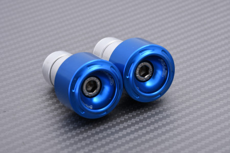 Paire d'embouts de guidon STM universels en aluminium 35mm avec fixation 12mm