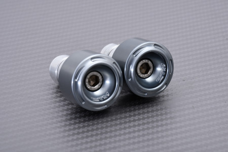 Paire d'embouts de guidon STM universel en aluminium 28mm avec fixation 16mm