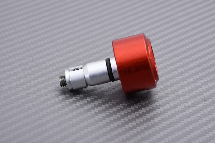 Paire d'embouts de guidon STM universels en aluminium 28mm avec fixation 18mm