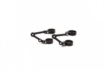 Patillas de fijación de aluminio universales para faro delantero redondo Ø36mm LSL con soporte para indicador