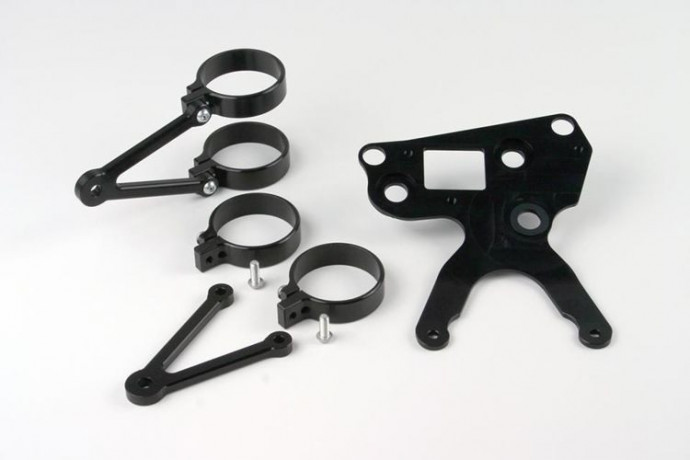 Kit Patillas de fijación de aluminio para faro delantero redondo LSL TRIUMPH BONNEVILLE 865 2005 - 2016 Kit Patillas de fijación de aluminio para faro delantero redondo LSL TRIUMPH BONNEVILLE 865 2005 - 2016