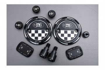 Kit accessoires aluminium taillé masse STM anodisés YAMAHA TMAX