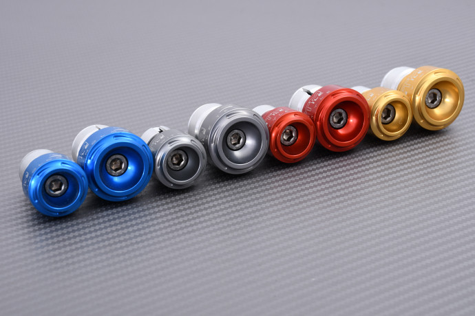Pair of STM Aluminium front fork slider protection DUCATI