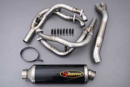 Ligne complète d'échappement AKRAPOVIC EVOLUTION Titane KAWASAKI ZX6R 636 / ZX6RR 2003 - 2004
