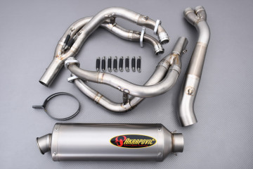 Linea completa terminale AKRAPOVIC EVOLUTION Titanio KAWASAKI ZX6R 636 / ZX6RR 2003 - 2004