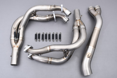 Ligne complète d'échappement AKRAPOVIC EVOLUTION Titane KAWASAKI ZX6R 636 / ZX6RR 2003 - 2004