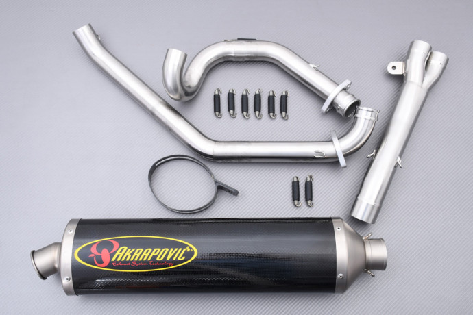 Komplette Auspuffanlage AKRAPOVIC SUPER SPORT SUZUKI SV 650 N 1999 - 2002