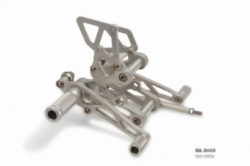 Estriberas retrasadas LSL Color aluminio KAWASAKI ZX9R 1994 - 1997 REF: 110K061