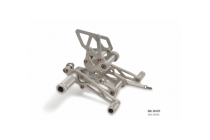 Estriberas retrasadas LSL Color aluminio KAWASAKI ZX9R 1994 - 1997 REF: 110K061 Estriberas retrasadas LSL Color aluminio KAWASAKI ZX9R 1994 - 1997 REF: 110K061