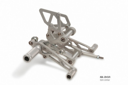 Estriberas retrasadas LSL Color aluminio KAWASAKI ZX9R 1994 - 1997 REF: 110K061