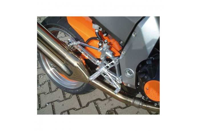 Estriberas retrasadas LSL Color aluminio KAWASAKI Z750 / Z1000 2003 - 2006 REF: 110K102 Estriberas retrasadas LSL Color aluminio KAWASAKI Z750 / Z1000 2003 - 2006 REF: 110K102