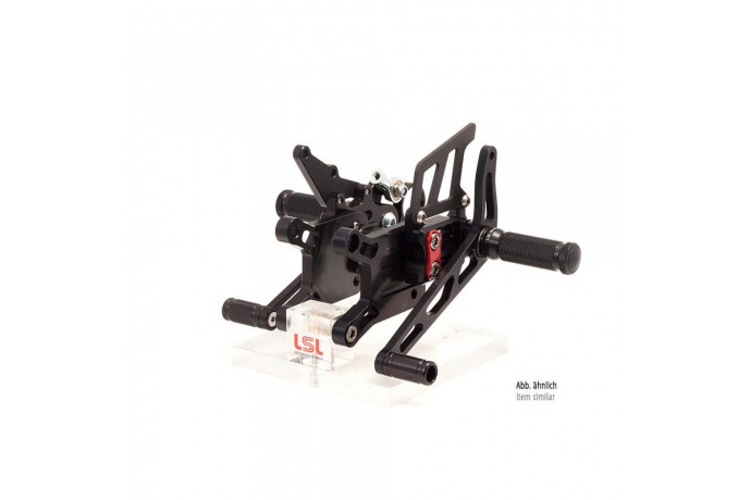 Commandes reculées LSL Couleur Noir TRIUMPH Daytona / Street triple 675 / R 2006 - 2012 REF: 118T037 Commandes reculées LSL Couleur Noir TRIUMPH Daytona / Street triple 675 / R 2006 - 2012 REF: 118T037