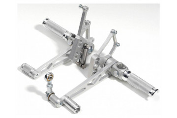 Estriberas retrasadas LSL Color aluminio BMW R NINE T 2014 - 2016 REF: 110B049