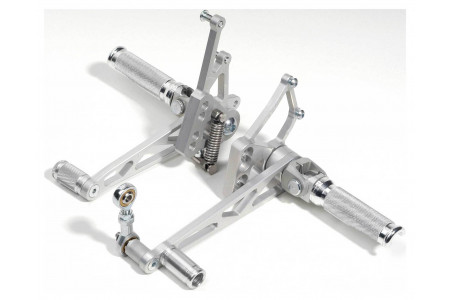 Estriberas retrasadas LSL Color aluminio BMW R NINE T 2014 - 2016 REF: 110B049