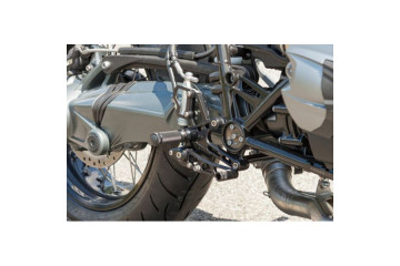 Estriberas retrasadas LSL Color Negro BMW R NINE T 2014 - 2016 REF: 110B049SW