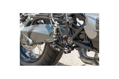 Estriberas retrasadas LSL Color Negro BMW R NINE T 2014 - 2016 REF: 110B049SW