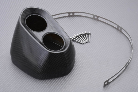 Extremo de escape AKRAPOVIC en carbono REF : V-EC261