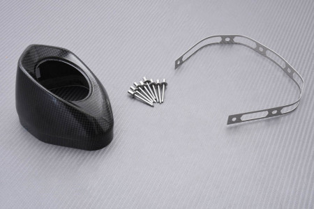 Embout d'échappement Droit AKRAPOVIC en Carbone YAMAHA YZF R1 2009 - 2014 REF : V-EC69