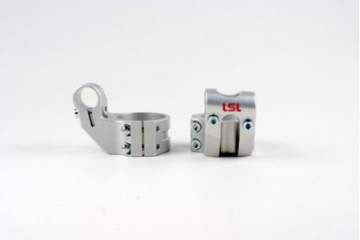 Pareja abrazaderas elevados Semimanillares LSL High 56mm Color aluminio REF: 154OH56