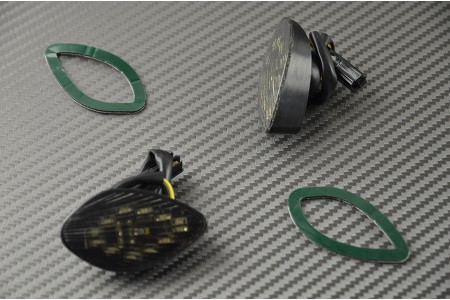 Paire de clignotants avant LED goutte d'eau Honda CBR 600RR 03/14 et 1000RR 04/07