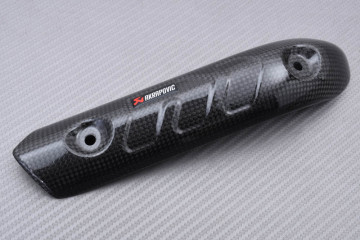 Protection d'échappement AKRAPOVIC en carbone REF : P-HSK2M1