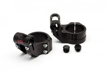 Pareja abrazaderas elevados Semimanillares LSL High 41mm Color Negro REF: 154OH41SW