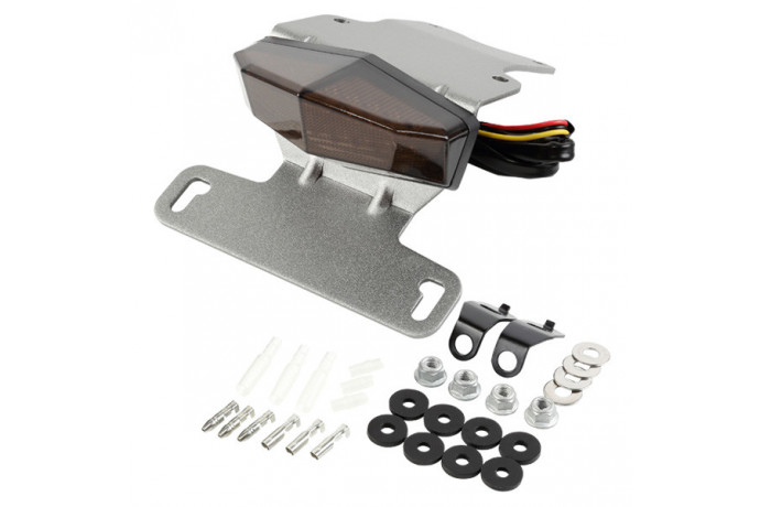 Portamatrícula luz stop LED DRC KAWASAKI KLX 125 / D-TRACKER 2010 - 2017 REF: D45-18-515