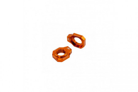 Paire de tendeurs de chaine Aluminium ZETA KTM SX 65 2016 - 2022 REF: ZE93-5457