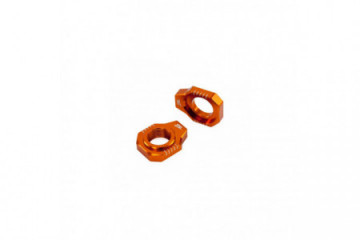 Paire de tendeurs de chaine Aluminium ZETA KTM SX 65 1998 - 2015 REF: ZE93-5437