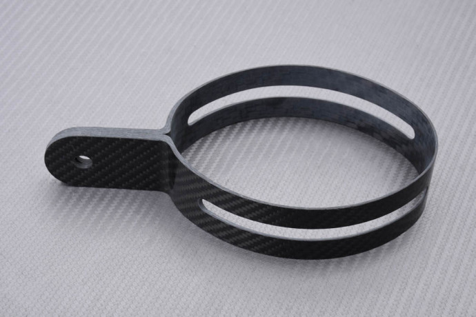 Collare di scarico in carbonio Off-Road AKRAPOVIC YAMAHA YFM RAPTOR 660 2001 - 2005 REF : P-MCTD19