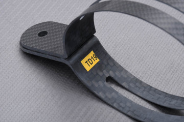 Collare di scarico in carbonio Off-Road AKRAPOVIC YAMAHA YFM RAPTOR 660 2001 - 2005 REF : P-MCTD19