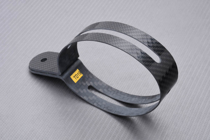 Collare di scarico in carbonio Off-Road AKRAPOVIC YAMAHA YFM RAPTOR 660 2001 - 2005 REF : P-MCTD19