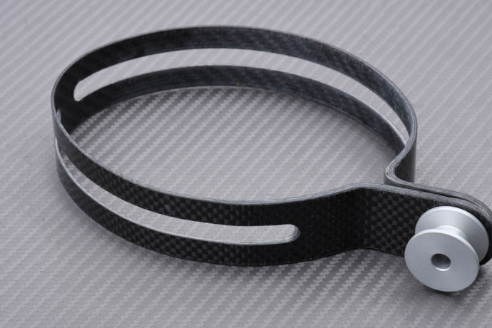 Collier d'échappement Off-Road AKRAPOVIC en Carbone HUSQVARNA TC / TE / SM 450 / 510 / 570 / 610 1999 - 2006 REF : P-MCT10