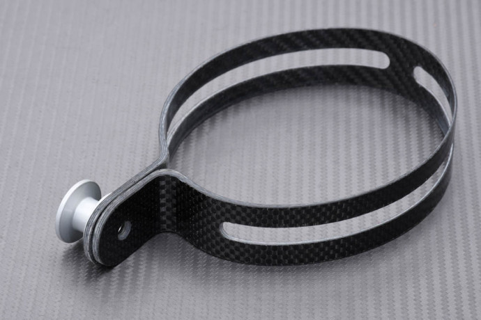 Collier d'échappement Off-Road AKRAPOVIC en Carbone HUSQVARNA TC / TE / SM 450 / 510 / 570 / 610 1999 - 2006 REF : P-MCT10