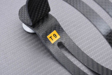 Collier d'échappement Off-Road AKRAPOVIC en Carbone HUSQVARNA TC / TE / SM 450 / 510 / 570 / 610 1999 - 2006 REF : P-MCT9