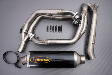 Ligne complète d'échappement AKRAPOVIC EVOLUTION 2 Titane KAWASAKI ZX10R 2004 - 2005