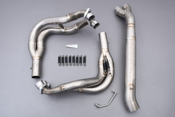 Ligne complète d'échappement AKRAPOVIC EVOLUTION 2 Titane KAWASAKI ZX10R 2004 - 2005
