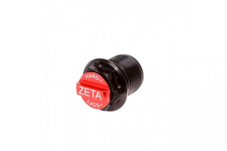 Bouchon de réglage de fourche inférieur rouge ZETA pour fourche WP AER REF: ZE6-20030