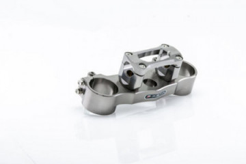 Horquilla Superior Con Torretas 28.6mm ZETA en aluminio Color titanio HONDA CRF 250 / 450 R 2009 - 2017 REF: ZE11-1124