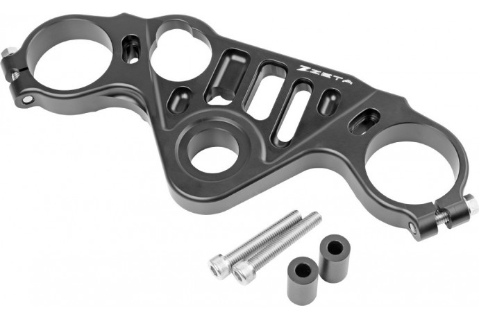 Té Supérieur ZETA Flight en Aluminium Noir SUZUKI GSXR 600 / 750 2006 - 2019 REF: ZS41-2610 Té Supérieur ZETA Flight en Aluminium Noir SUZUKI GSXR 600 / 750 2006 - 2019 REF: ZS41-2610