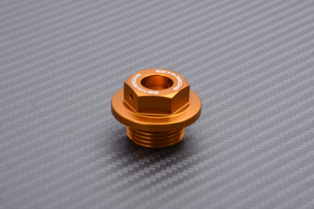 Bouchon carter d'huile ZETA Aluminium SUZUKI GSXR / SV / GSF / VSTROM / GSR 250 / 600 / 650 / 750 / 1000 / 1100 1989 - 2019