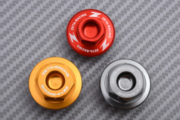 Bouchon carter d'huile ZETA Aluminium SUZUKI GSXR / SV / GSF / VSTROM / GSR 250 / 600 / 650 / 750 / 1000 / 1100 1989 - 2019