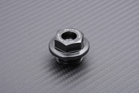 Bouchon carter d'huile ZETA Aluminium HONDA CBR / VTR / AFRICA TWIN / KAWASAKI Z900 / Z1000 / ER6 1997 - 2023 REF: ZS89-2108